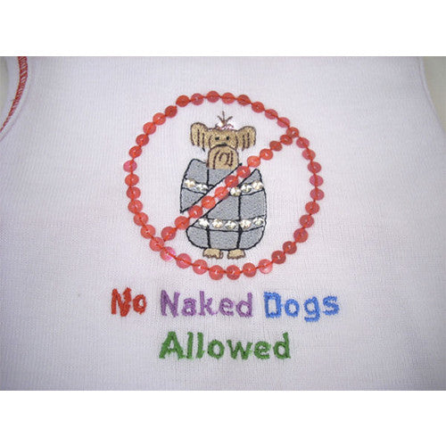 No Naked Dogs Tee