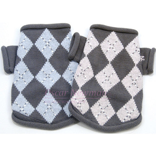 Prep Me Up Argyle Lurex Sweater